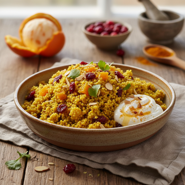 Cranberry-Orange Curried Couscous Delight recipe