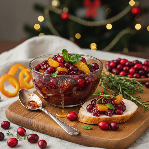 Cranberry-Orange Festive Relish recipe