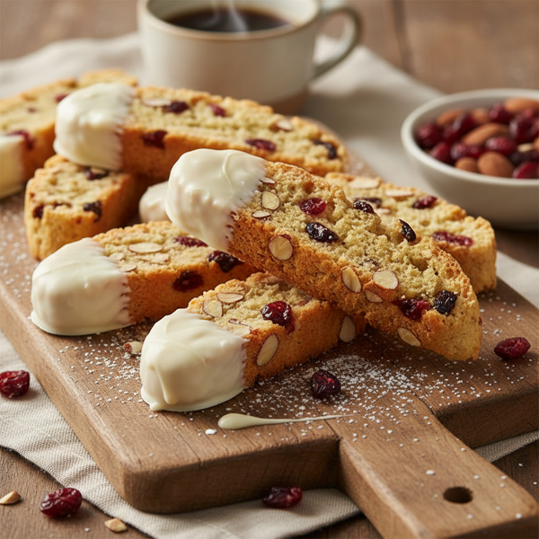 Cranberry Almond Delight Biscotti recipe