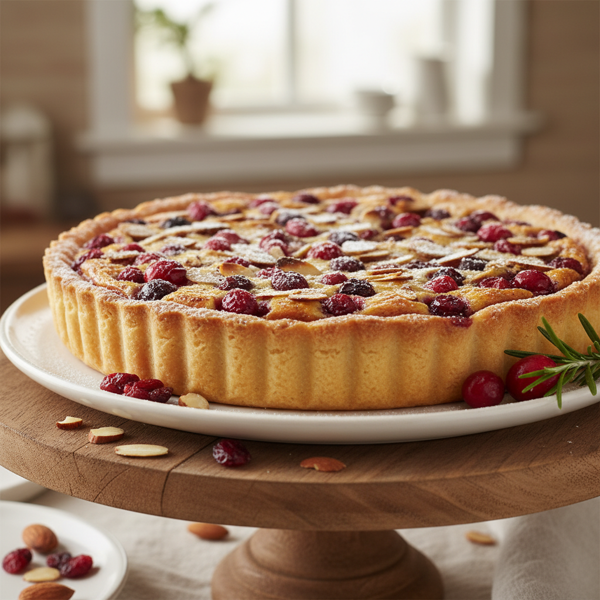 Cranberry Almond Delight Tart recipe