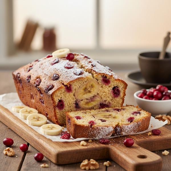 Cranberry Banana Delight Loaf recipe
