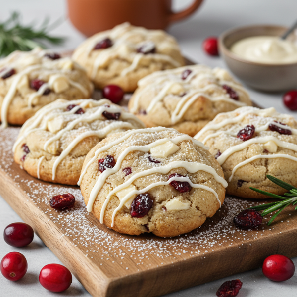 Cranberry Bliss Cookies with White Chocolate recipe