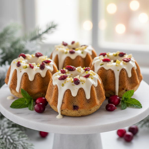 Cranberry Bliss Mini Bundt Cakes recipe