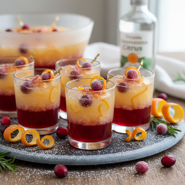 Cranberry Citrus Jello Shots recipe