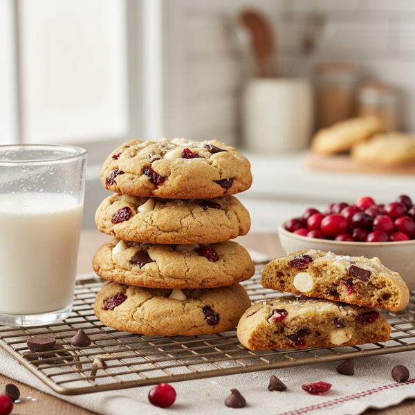 Cranberry Delight Chip Cookies recipe