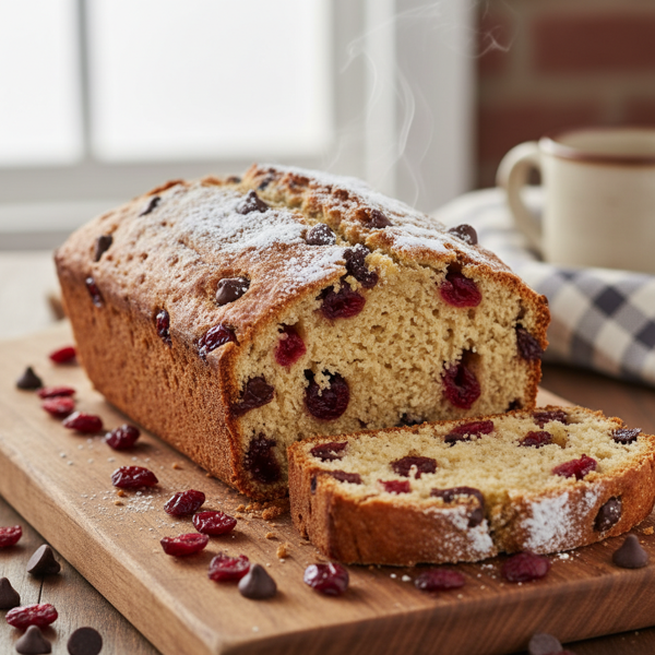 Cranberry Delight Chocolate Chip Bread recipe