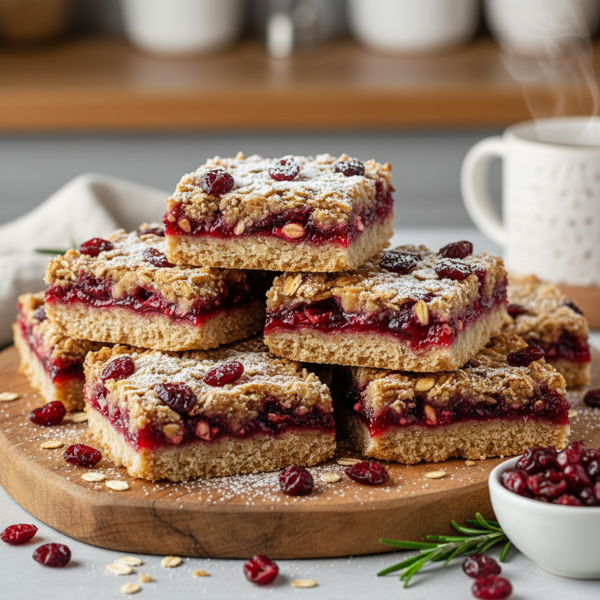 Cranberry Oat Delight Bars recipe