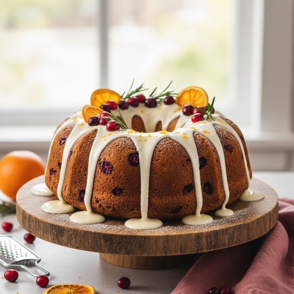 Cranberry Orange Bliss Bundt Cake recipe