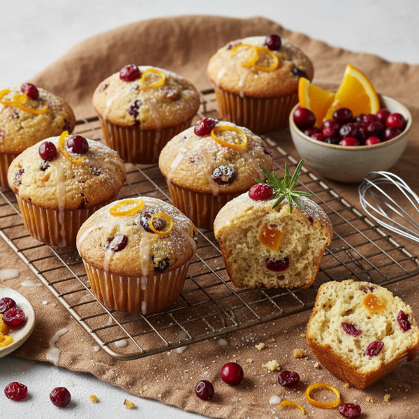 Cranberry Orange Delight Muffins recipe