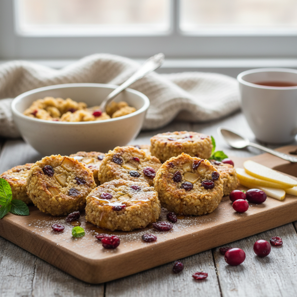 Cranberry Pear Millet Bites recipe