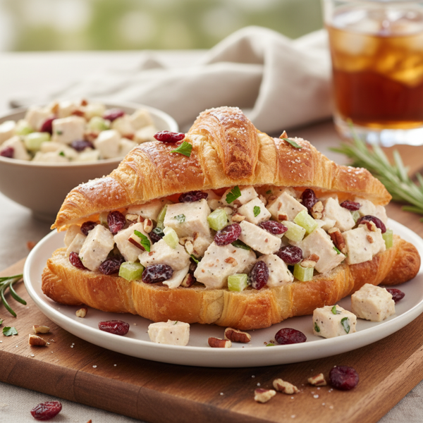 Cranberry Pecan Chicken Salad Croissant recipe