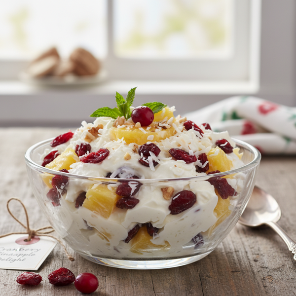 Cranberry Pineapple Delight Salad recipe