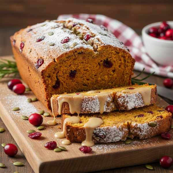 Cranberry Pumpkin Delight Bread recipe