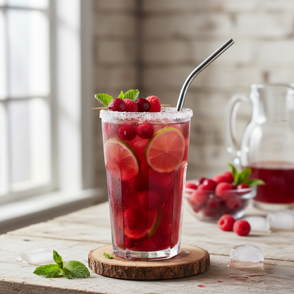 Cranberry Raspberry Cooler recipe