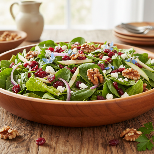 Cranberry Walnut Delight Salad recipe