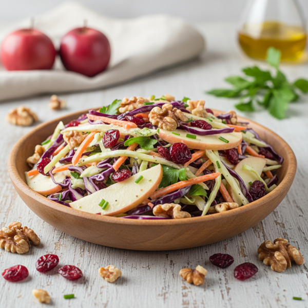 Cranberry Walnut Delight Slaw recipe