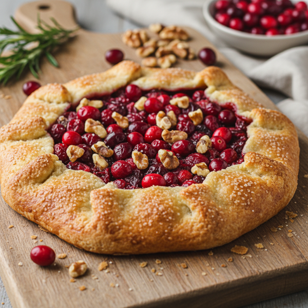 Cranberry Walnut Galette recipe