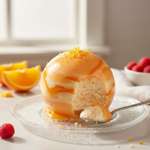 Creamsicle Dream Cheesecake Sphere recipe