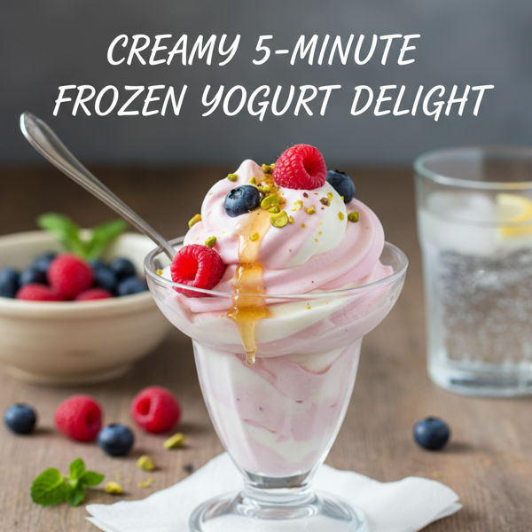 Creamy 5-Minute Frozen Yogurt Delight recipe
