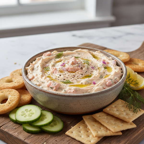 Creamy Alaskan Smoked Salmon Dip recipe