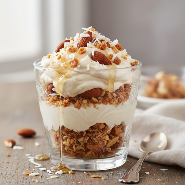 Creamy Almond Coconut Crunch Delight recipe