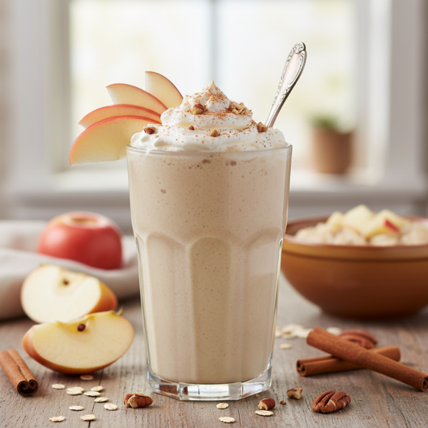 Creamy Apple Oatmeal Smoothie recipe