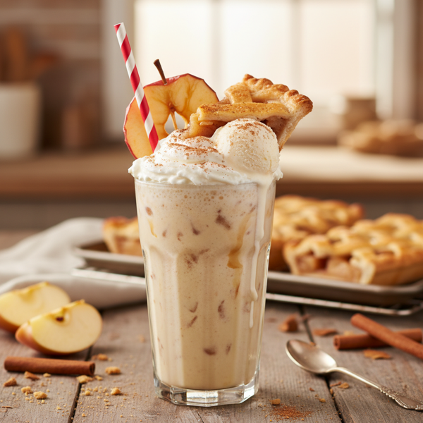 Creamy Apple Pie Milkshake recipe