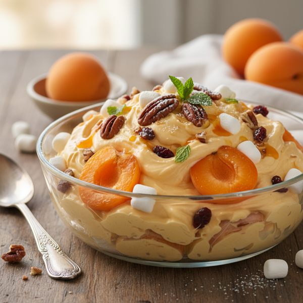 Creamy Apricot Delight Salad recipe