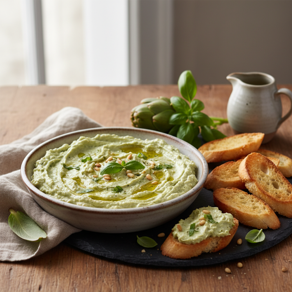 Creamy Artichoke Basil Delight recipe