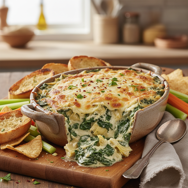 Creamy Artichoke Spinach Delight recipe
