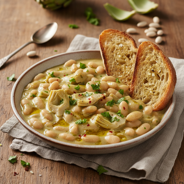 Creamy Artichoke & White Bean Delight recipe