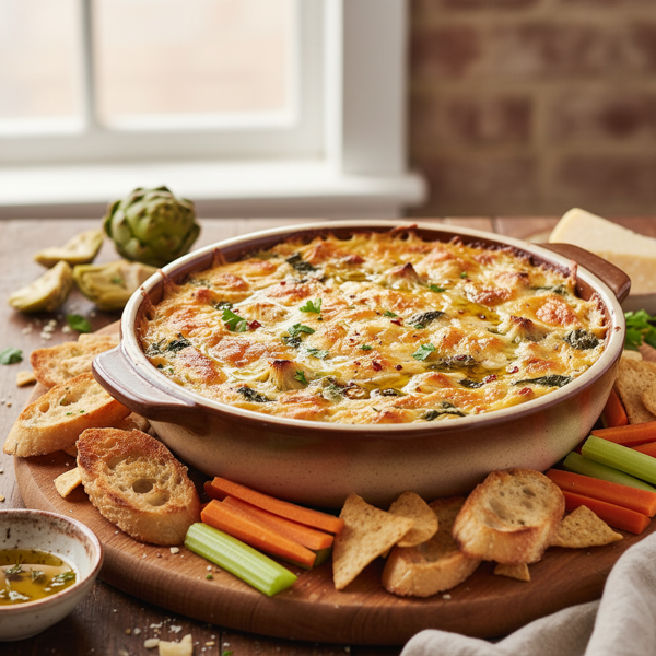 Creamy Artichoke and Cheese Delight Dip recipe