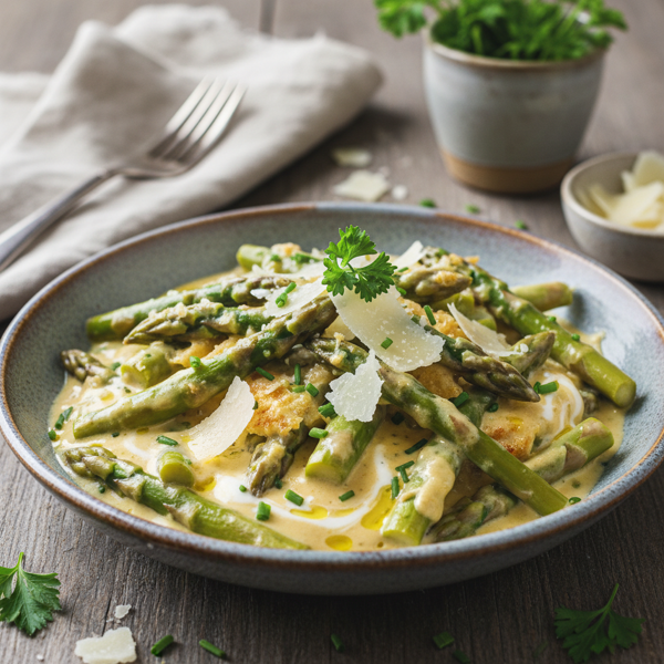 Creamy Asparagus Parmesan Delight recipe