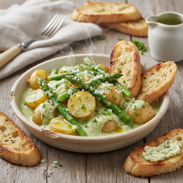 Creamy Asparagus and Potato Delight recipe