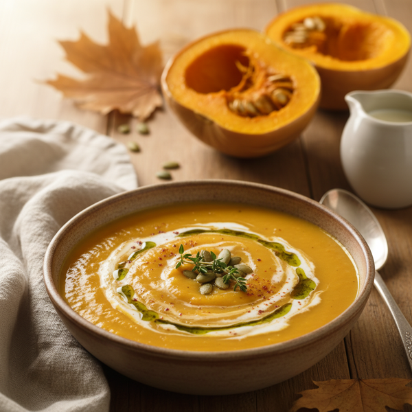 Creamy Autumn Pumpkin Soup recipe
