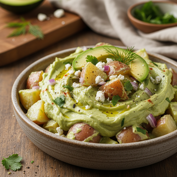 Creamy Avocado-Infused Potato Salad recipe