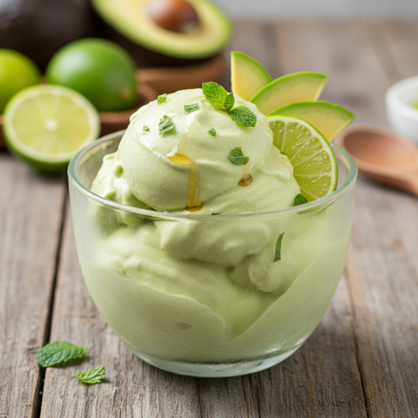 Creamy Avocado-Lime Sorbet recipe