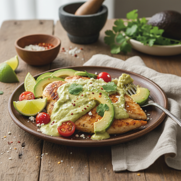 Creamy Avocado Chicken Delight recipe