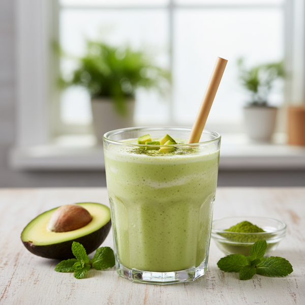 Creamy Avocado Matcha Smoothie recipe