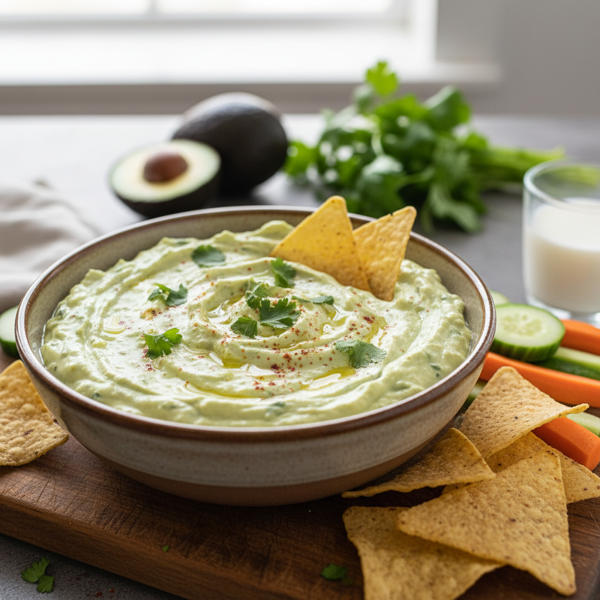 Creamy Avocado Ranch Dip recipe