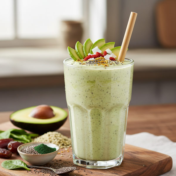 Creamy Avocado Superfood Smoothie recipe