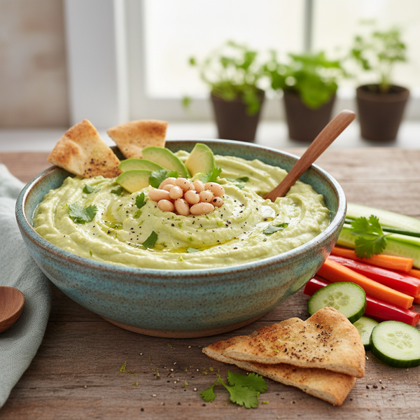 Creamy Avocado White Bean Dip recipe