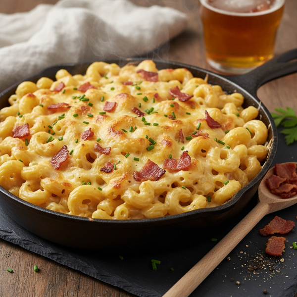Creamy Bacon Cavatappi Mac & Cheese recipe
