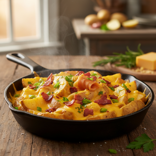 Creamy Bacon Cheddar Potato Bliss recipe