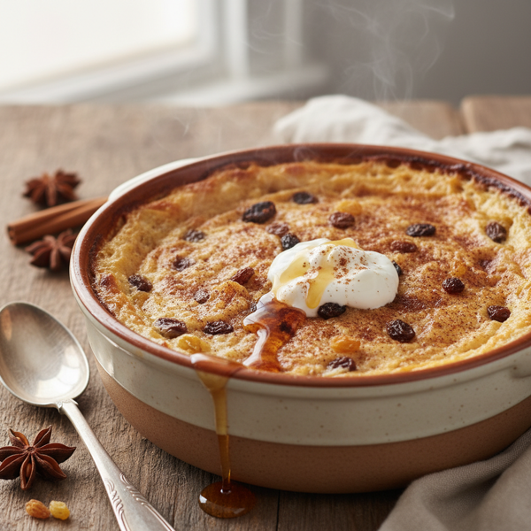 Creamy Baked Arborio Rice Pudding recipe