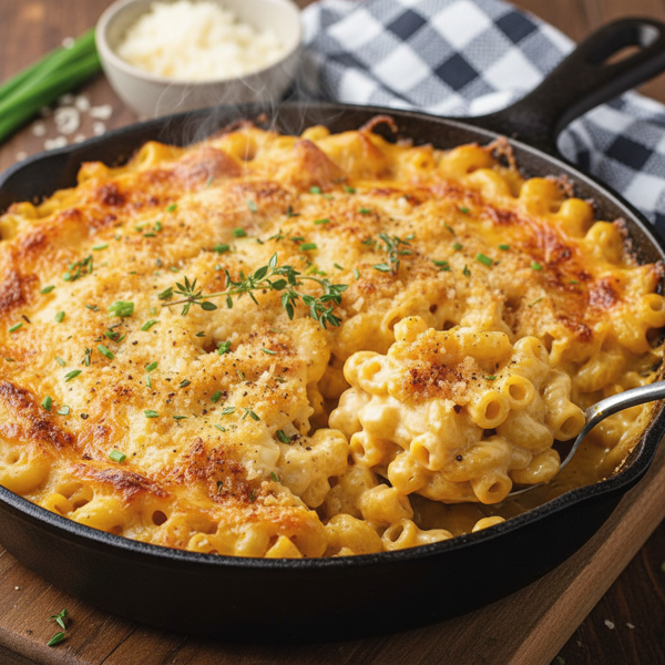 Creamy Baked Gouda Mac & Cheese recipe