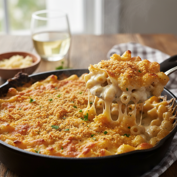 Creamy Baked Macaroni and Cheese Delight recipe