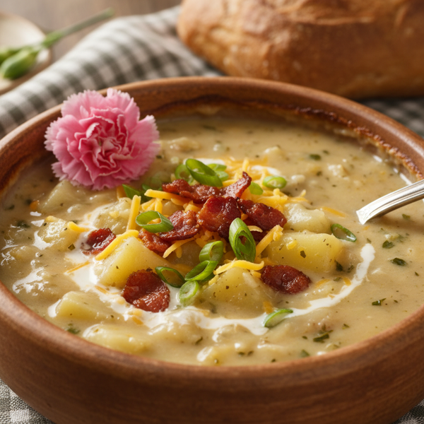 Creamy Baked Potato Soup with Carnation recipe
