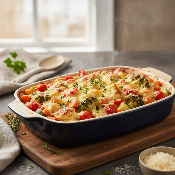 Creamy Baked Vegetable Medley recipe