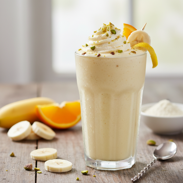 Creamy Banana Citrus Protein Smoothie recipe